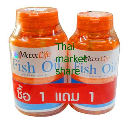 รูปภาพของ Maxxlife Fish Oil 90cap ฟรี 30cap น้ำมันปลา